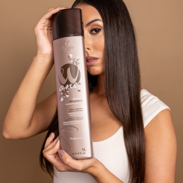 NANOPLASTY W ONE PREMIUM  | Brown & Dark Hair 1L